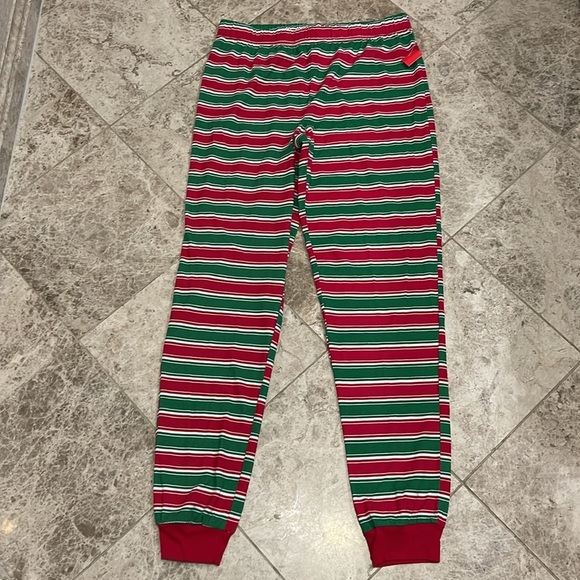 Nutcracker Crushed it Red and Green Stripe Christmas Pajama Set NEW Medium - Picture 8 of 14